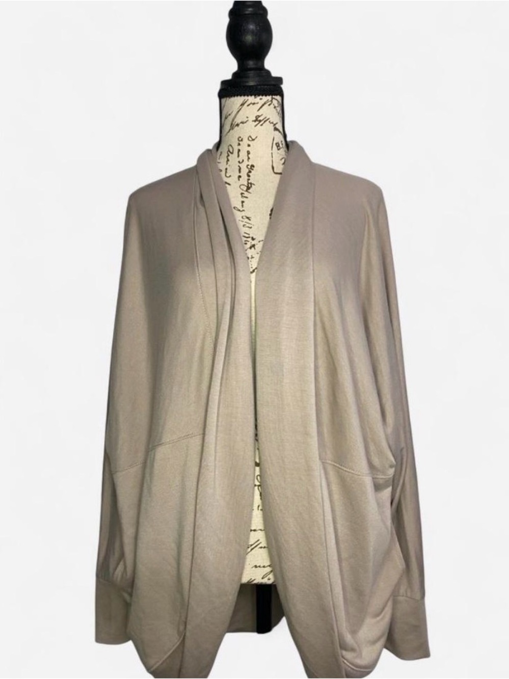 Jockey Taupe Open-Front Women's Cardigan